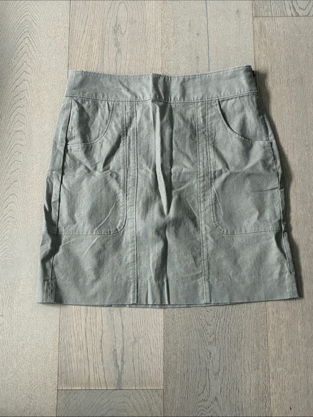 Mexx (Khaki-brownish grey colour) Front-Pocket Mini Skirt - NWOT